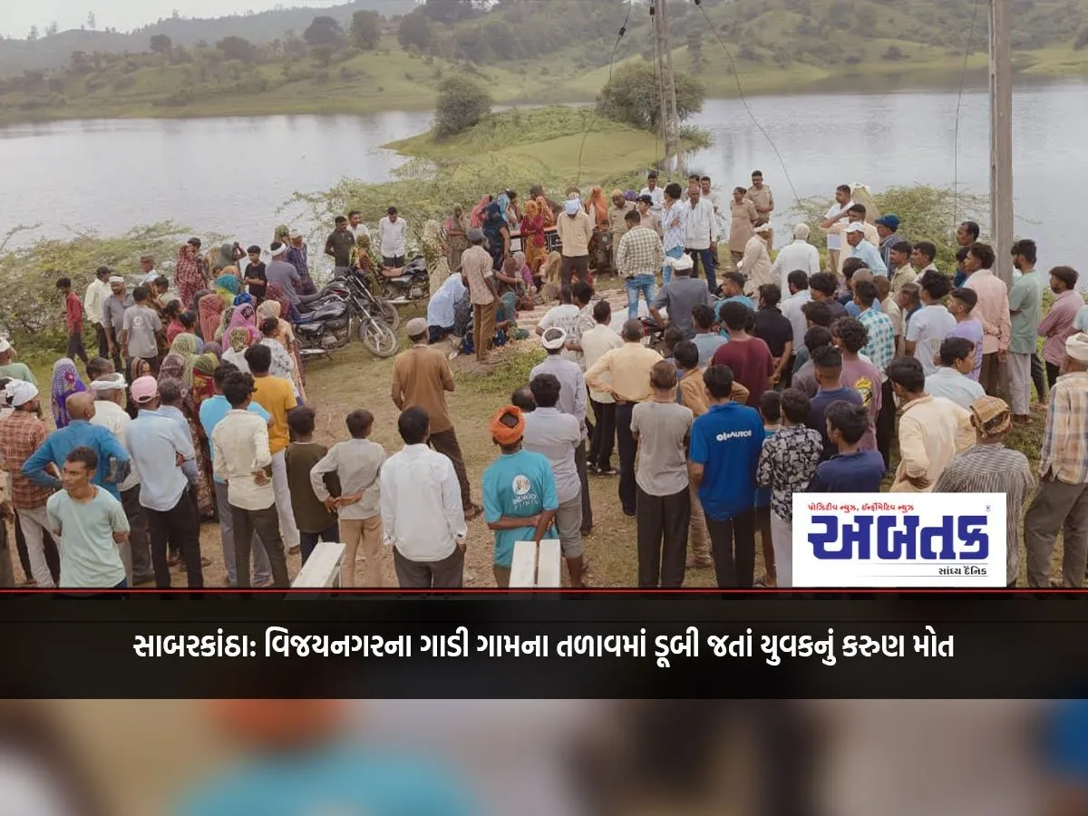 Sabarkantha: Youth Dies Tragically After Drowning In A Pond In Vijayanagar'S Gadi Village