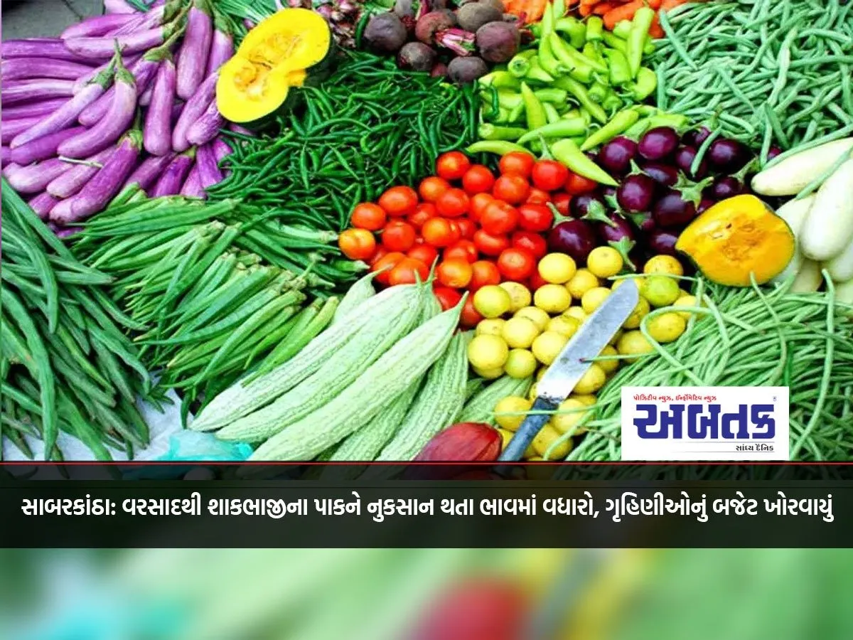 Sabarkantha: Vegetable Crops Damaged Due To Rain, Prices Increased, Budget Of Housewives Ruined