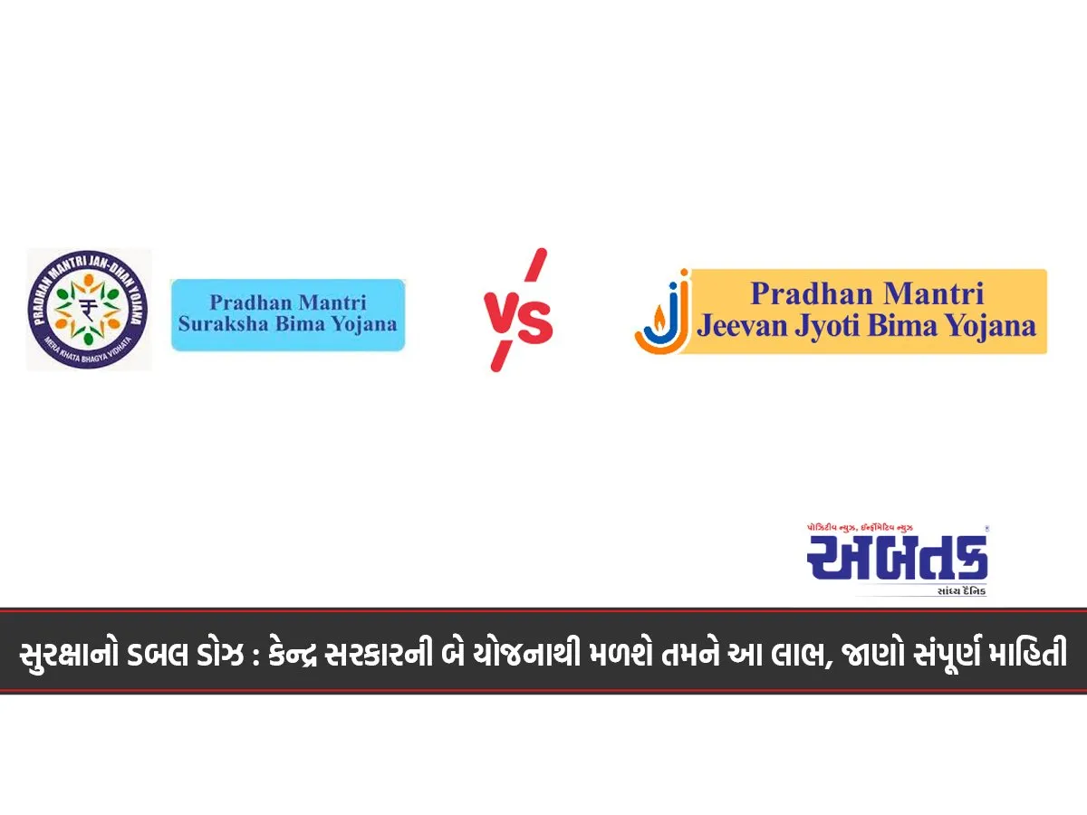 Double Dose Of Security: You Will Get This Benefit From Two Schemes Of The Central Government, Know The Complete Information
