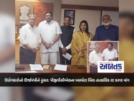 Industrialists Shout At Energy Minister: Demand Immediate Cancellation Of Pgvcl'S Huge Bill